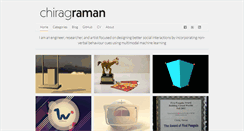 Desktop Screenshot of chiragraman.com